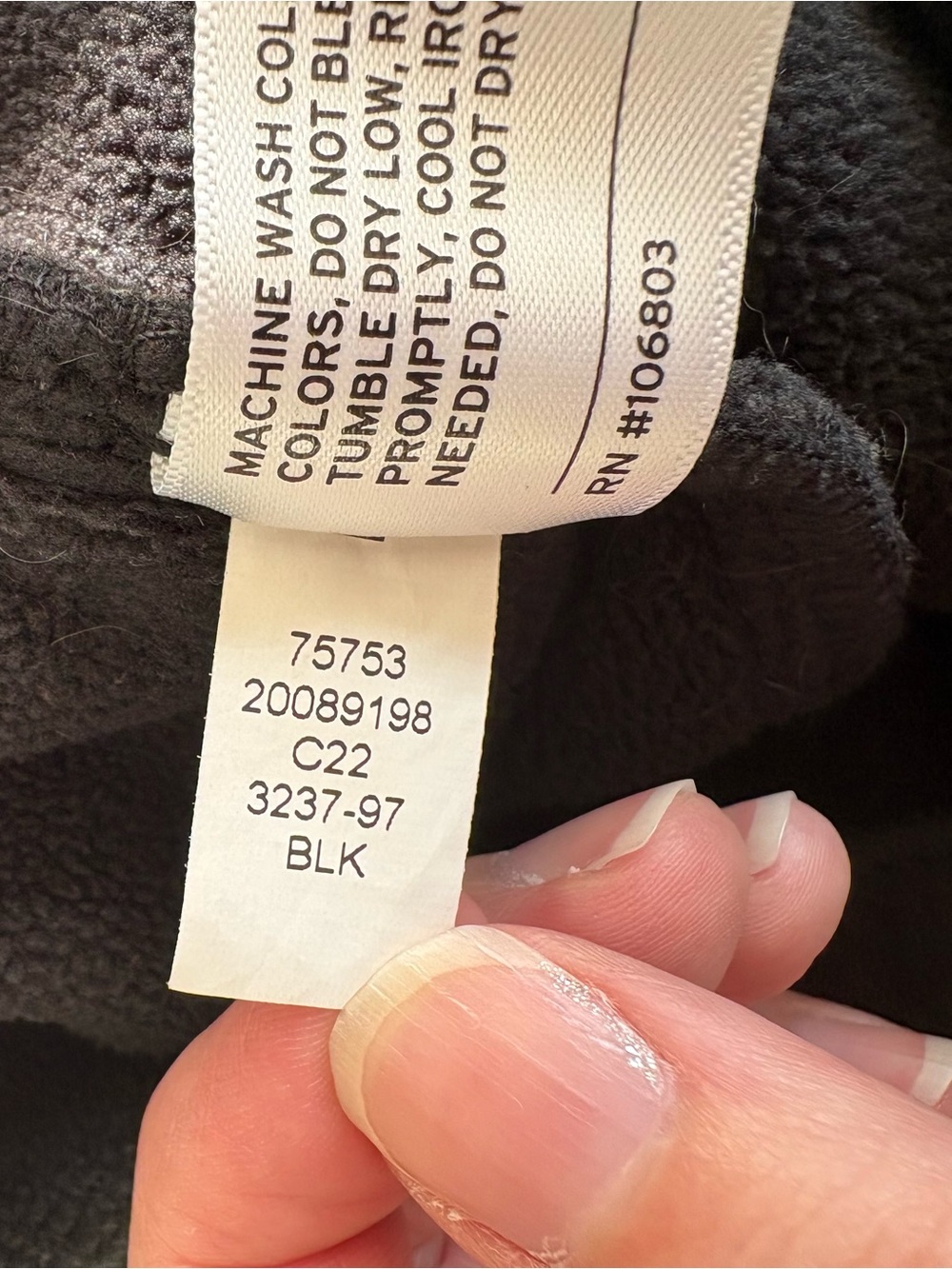 Duluth Trading Co Black Straight-Leg Fleece Performance Pants Medium EUC Granola - Picture 9 of 13